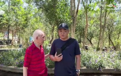 Du khách trải nghiệm Minera Hotspring Bình Châu