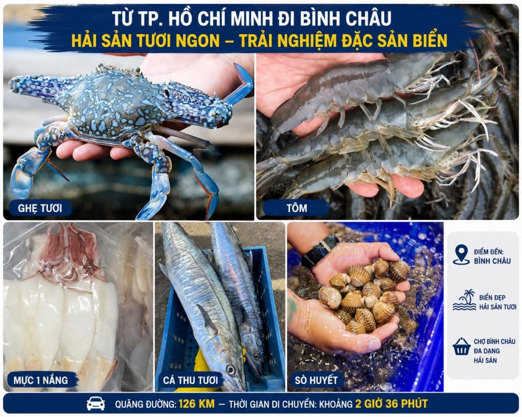 Hải Sản Tươi Sống Tại Bình Châu
